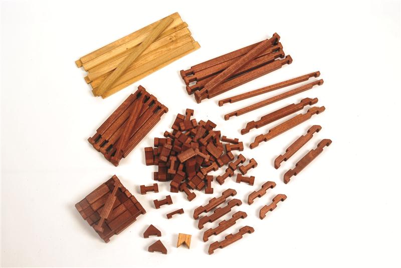 Build fun with our Wooden Log Sets! More than 50 pieces keep kids busy for hours. At Lehman's in Kidron, Ohio or Lehmans.com.