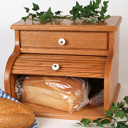 Our Amish made Roll-Top Bread Box