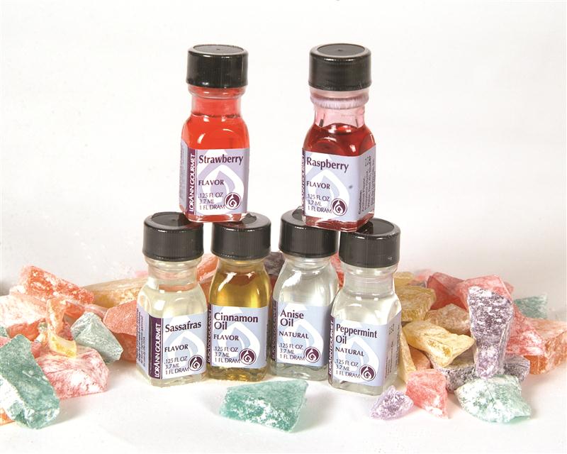Our candy flavorings are genuine oils, strong, and oh, so good! At Lehman's in Kidron, OH; or at Lehmans.com.