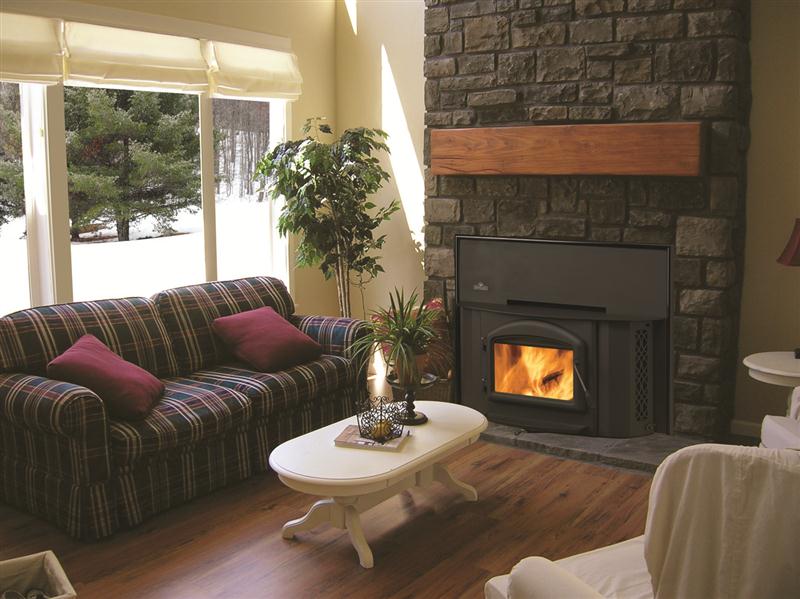 A fireplace insert equals warmth and efficiency. Find out more at www.lehmans.com.