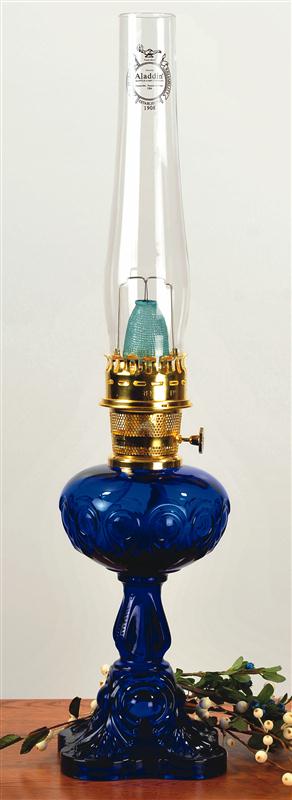 Aladdin Blue Bullseye Lamp