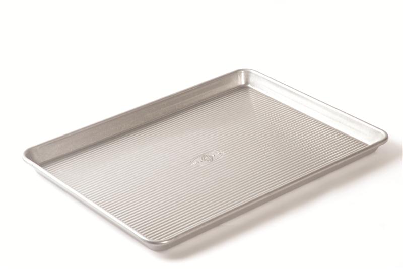 Made from recycled steel, this jellyroll pan handles any baking project! At Lehmans.com.
