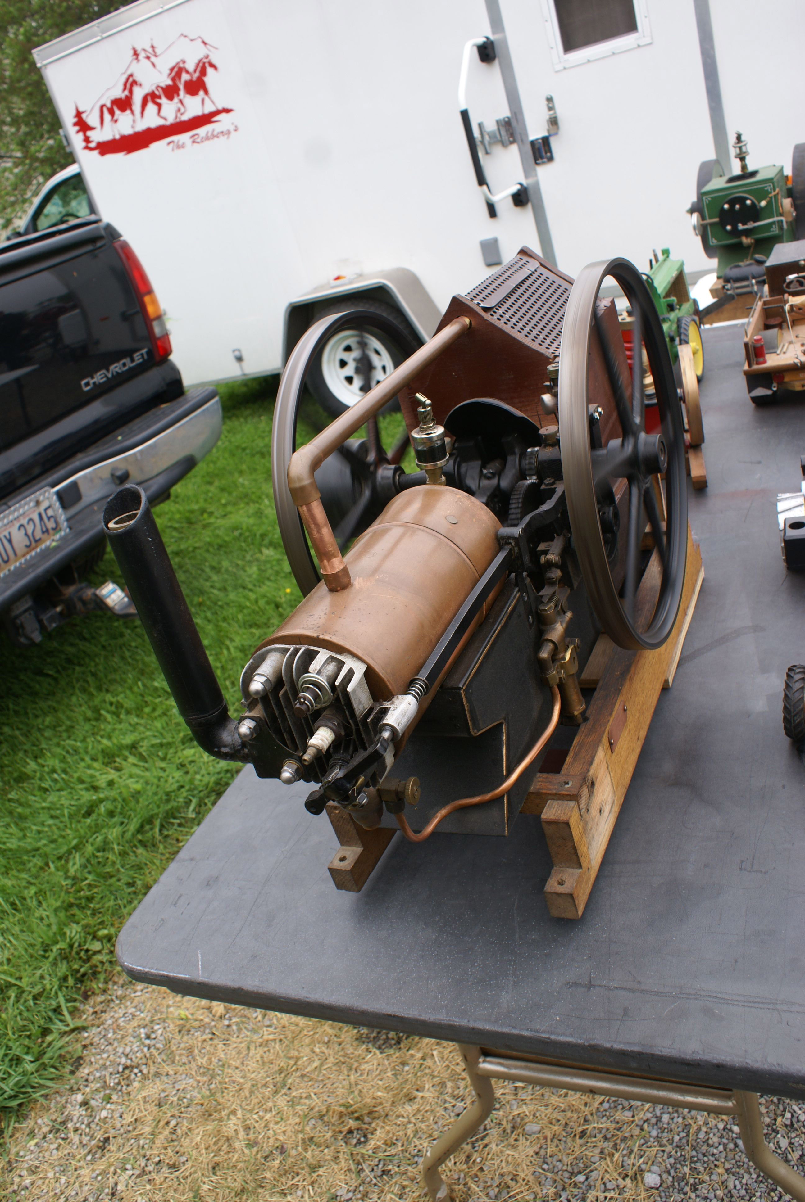 One of the first handcrafted miniature engines.