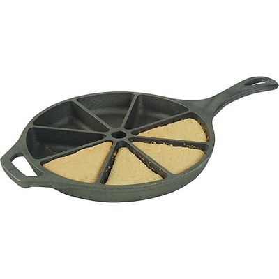 Portion cornbread easily with Lodge cast iron cookware. In stock now at Lehmans.com or Lehman's in Kidron, Oh.