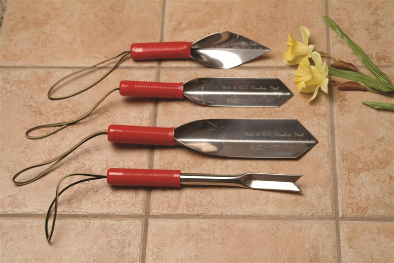 The best garden hand tools. Stainless steel, with depth grids on the tool blades! In stock now at Lehmans.com.