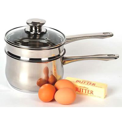 Prefer stovetop custards? Make them perfectly with this glass-lidded double boiler.