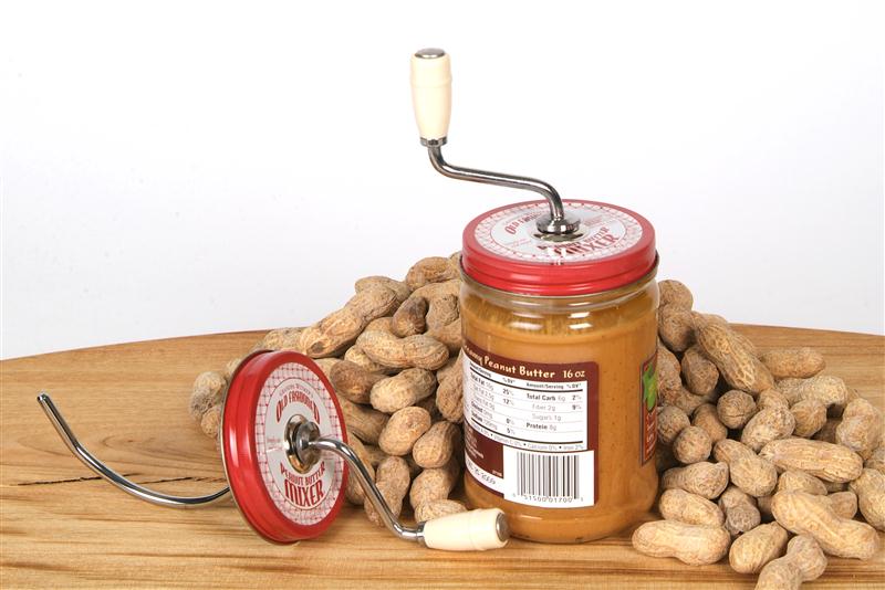 Shown: Small Natural Peanut Butter Stirrer on 16 oz. jar.