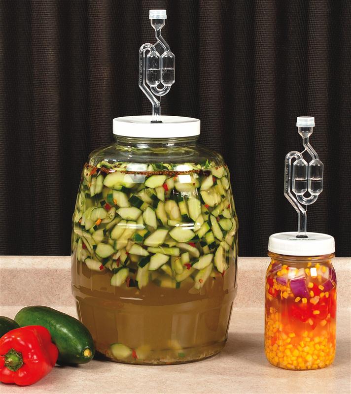 Nervous about fermenting? Try the Perfect Pickler: small or gallon kit, it's nearly foolproof. At Lehmans.com, and Lehman's in Kidron, OH.