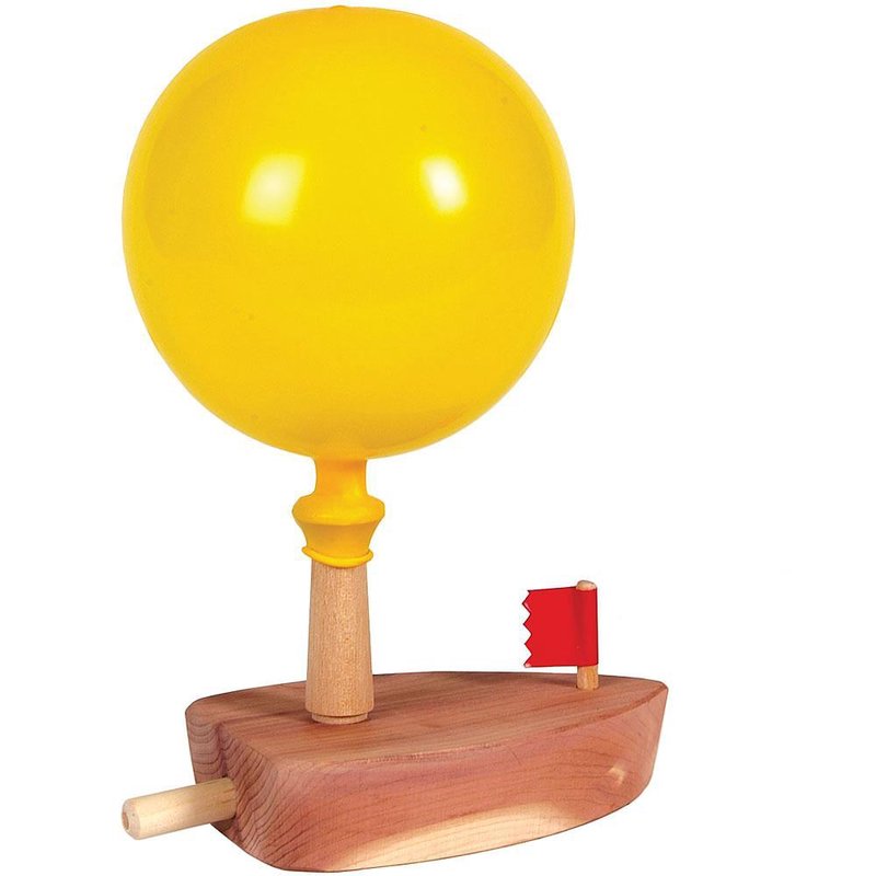Amish-made toys: balloon boat