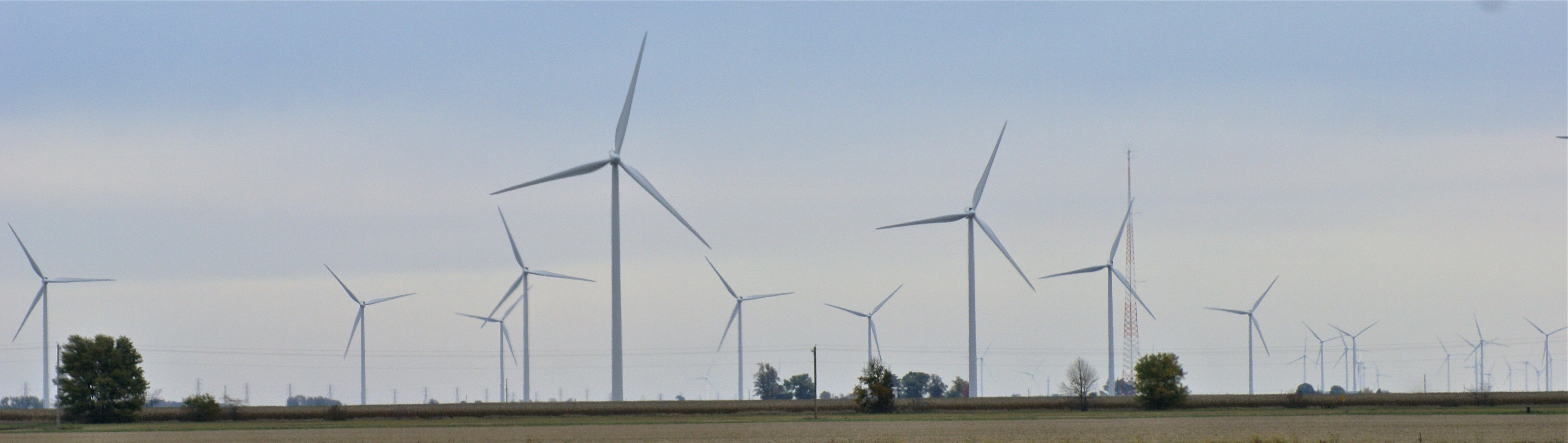 Wind farm, Ohio-Indiana state line, OH-30.