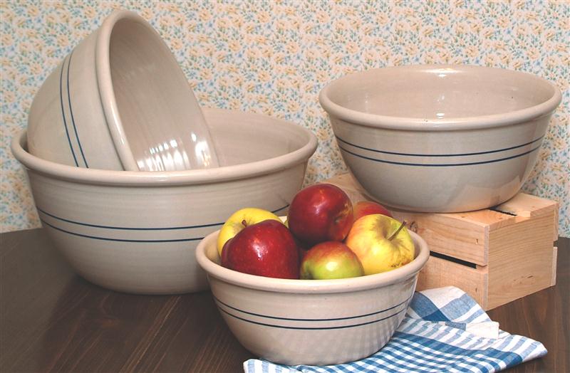 Made in USA, these stoneware bowls are ideal for big batches of bread. At Lehman's in Kidron, Ohio or Lehmans.com.