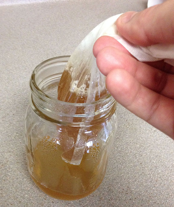 Filtering with tea bag