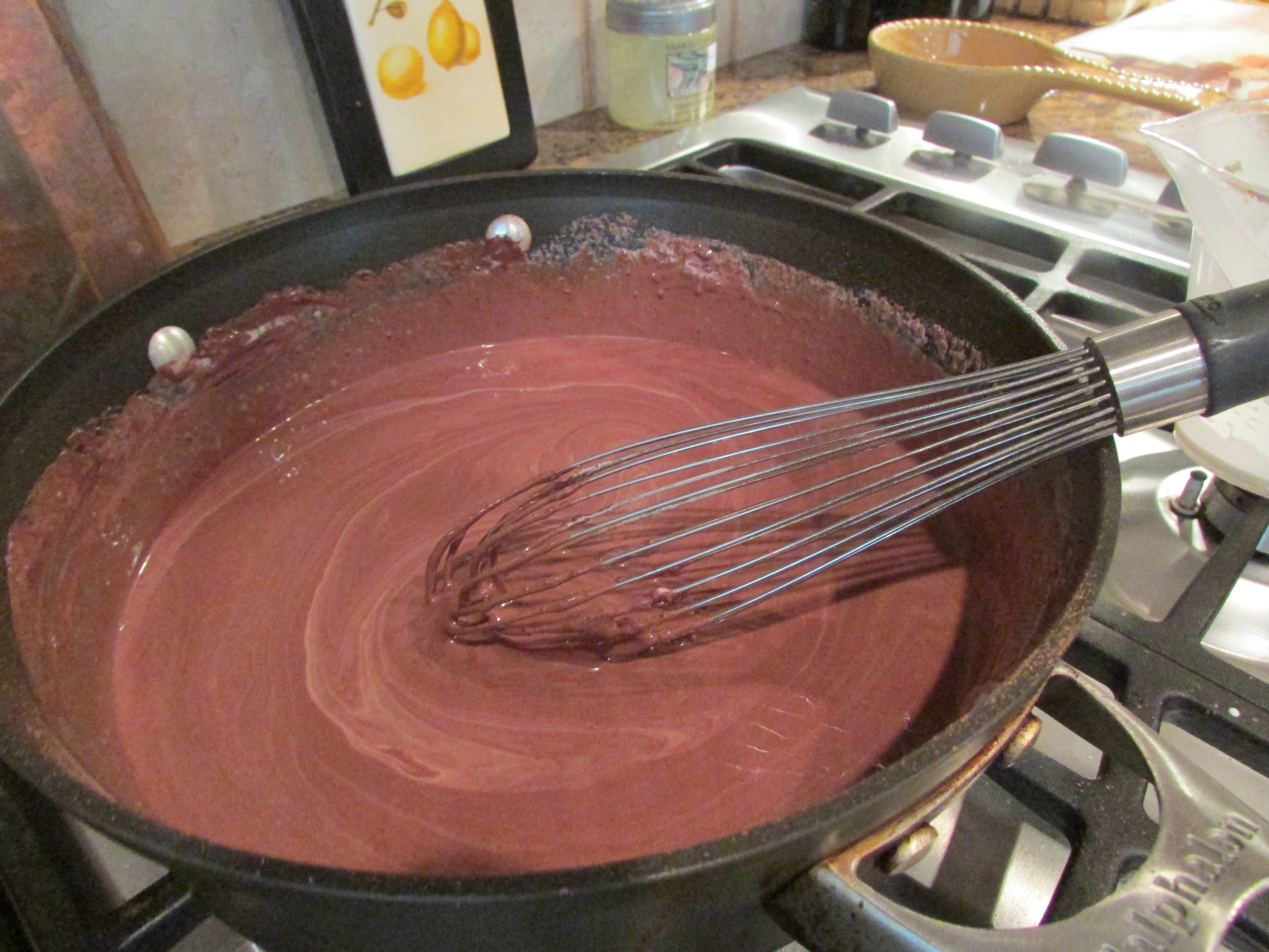Making the gelato mixture