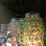 Beeswax tealights, Ball® canning jars