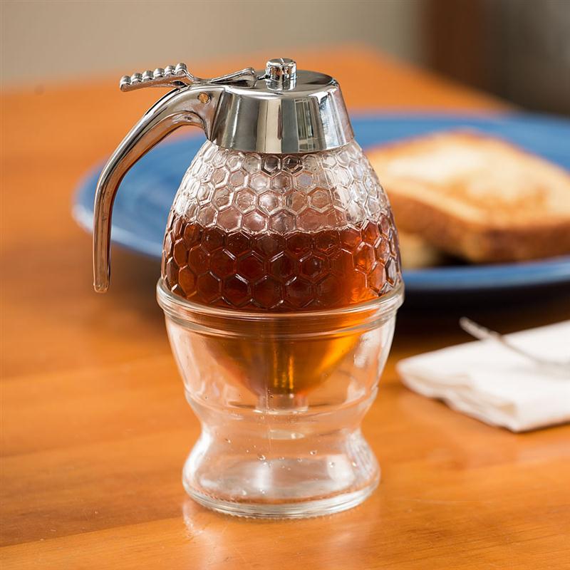 Serve syrup and honey without the sticky mess!