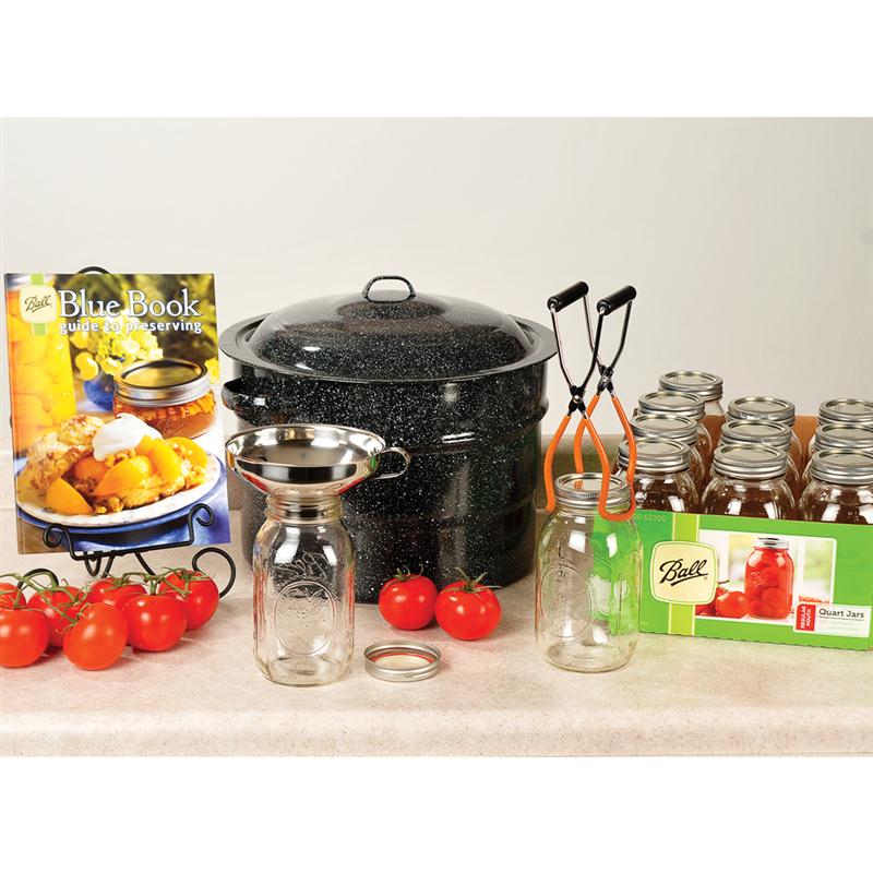 This kit contains everything you need to start canning this summer! At Lehmans.com and our store in Kidron, Ohio.