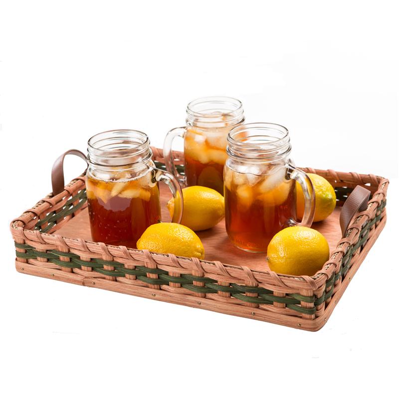 Handmade by the Amish, our serving tray adds rustic charm to your picnics, parties and family dinners. At Lehmans.com and our store in Kidron, Ohio.
