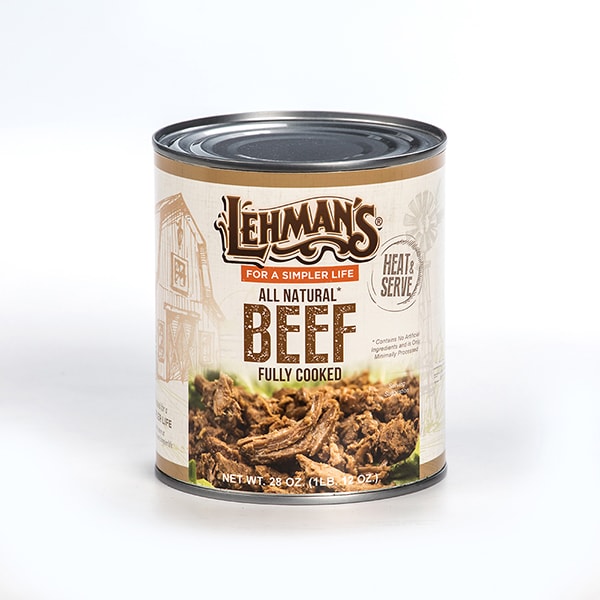 Lehmans Canned Beef Meat 28 oz