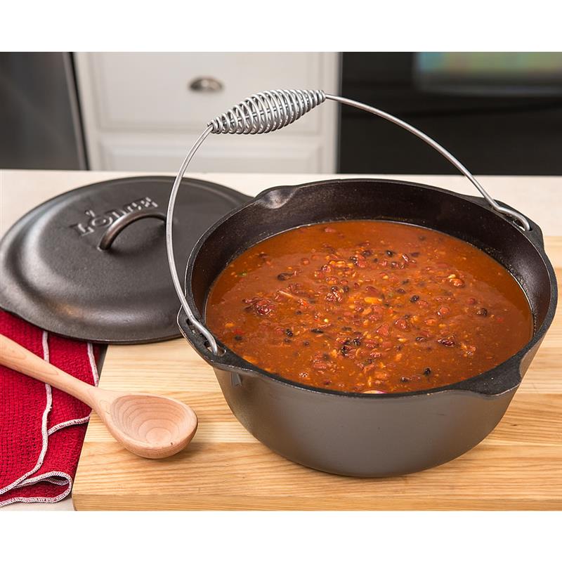 dutch oven with chili