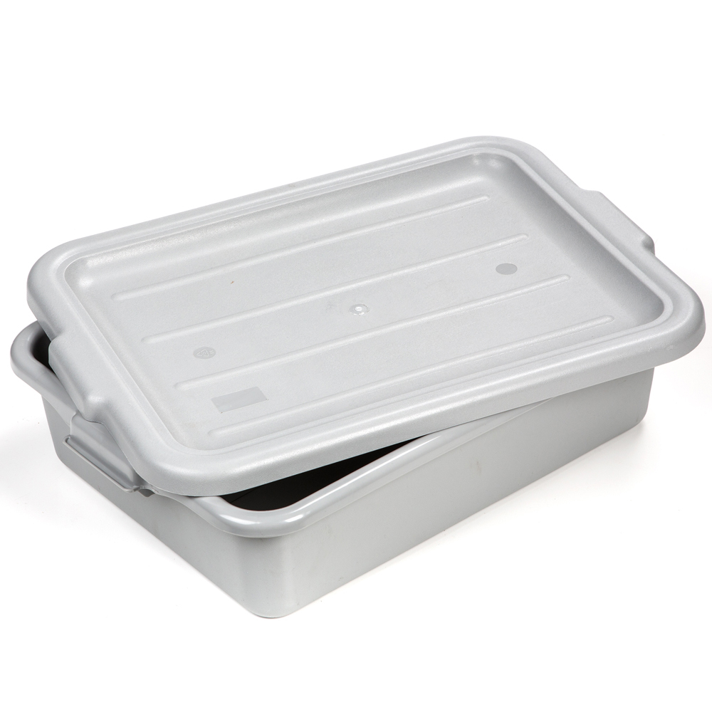 Heavy-duty container gives you the space you need to mix homemade sausage and jerky. So big it holds up to 40 lb of meat! Comes with lid, so you can store it in the refrigerator.