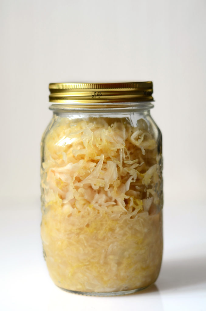 sauerkraut-in-canning-jar