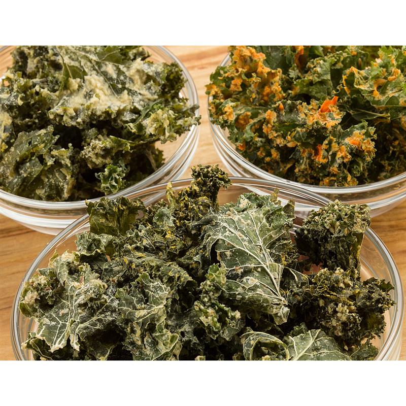 Our delicious, USDA certified organic kale chips are made by a local Amish co-op in Ohio, where all the kale is grown by small family farms.