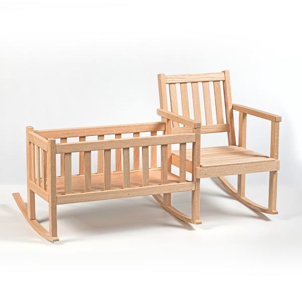 doll rocker and cradle