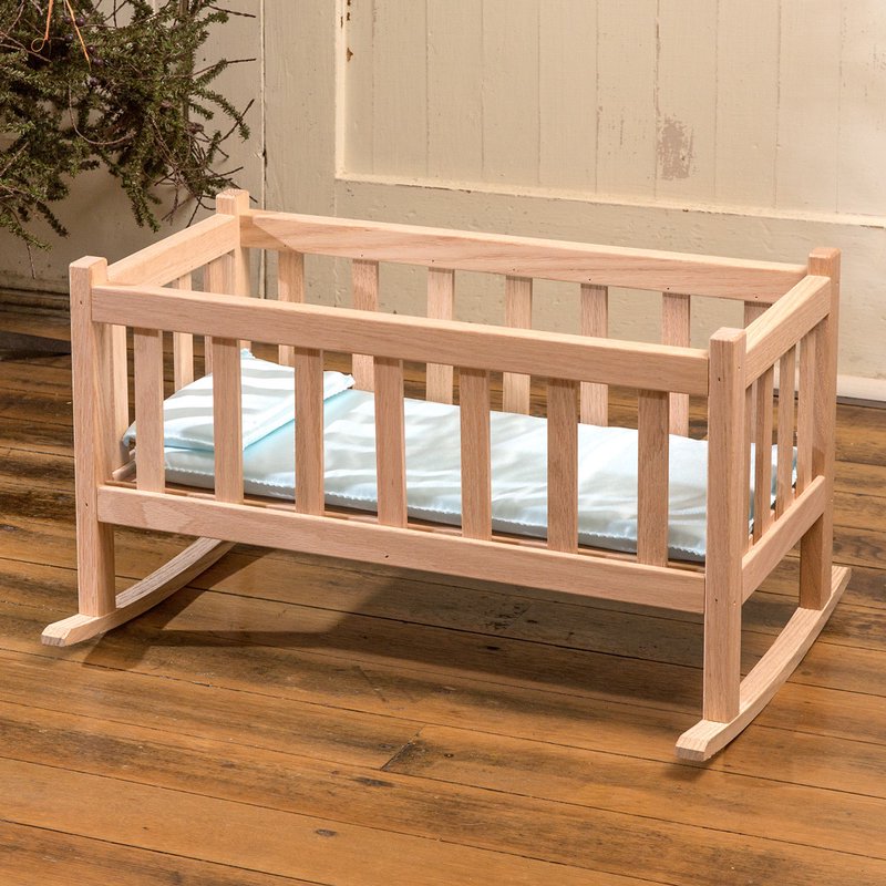 Amish-made toys: doll cradle