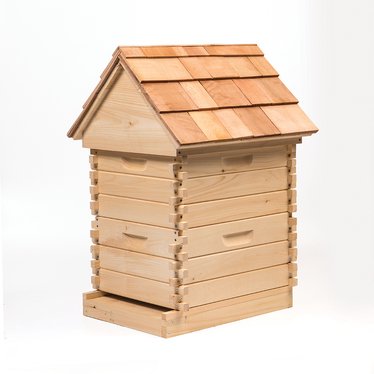 log cabin style beehive kit
