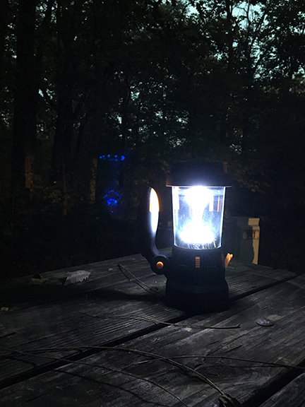 hand-cranked lantern