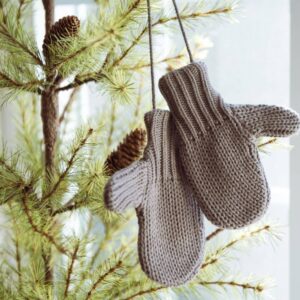 Christmas mittens decorations