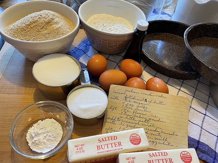ingredients for graham cracker cake