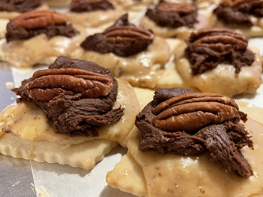 add pecan to candy bar cookie recipe