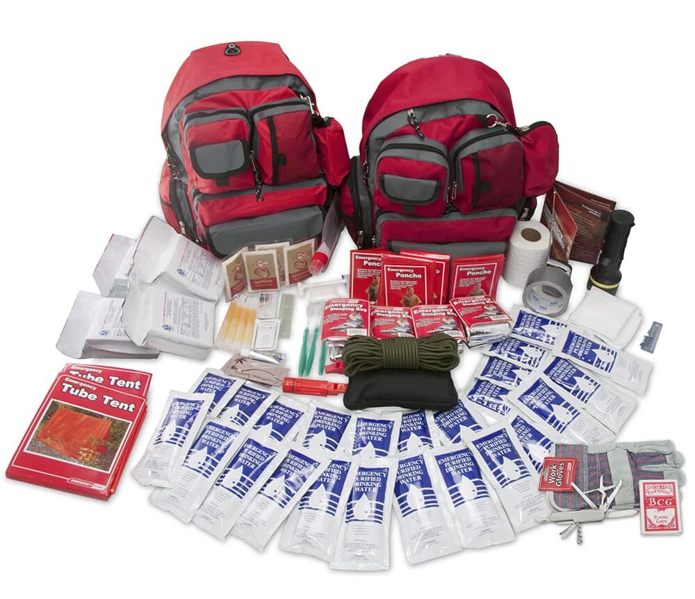 family survival kit backpacks