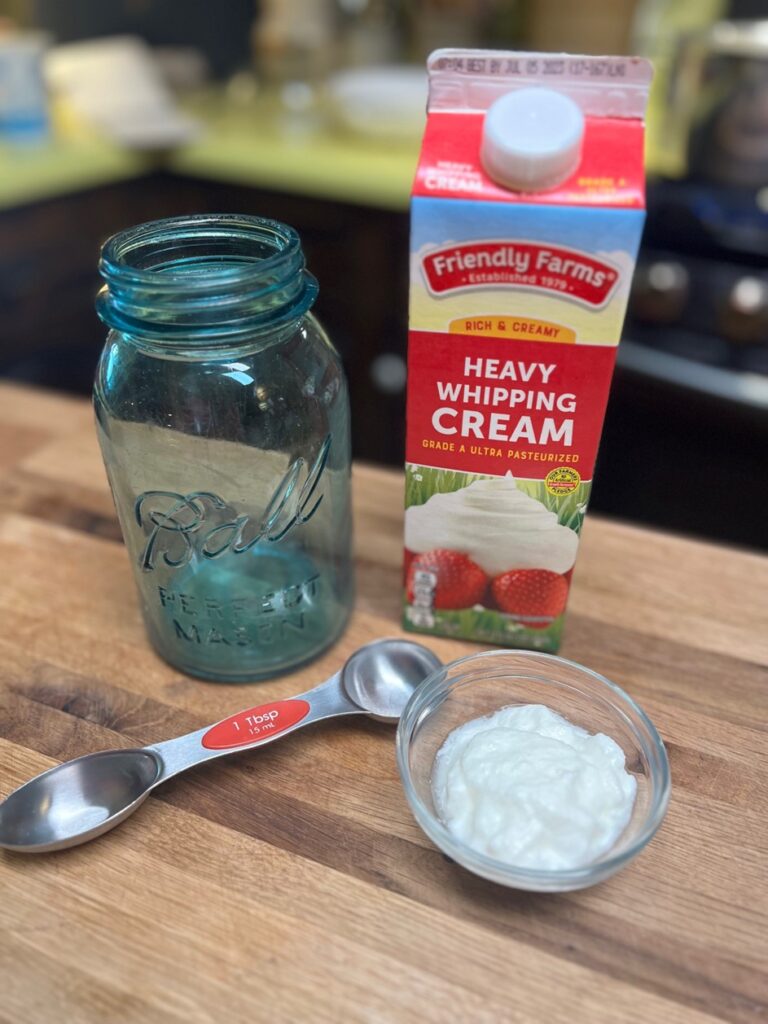 using yogurt to culture pasteurized cream