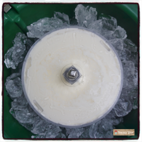 Immergood ice cream freezer in use