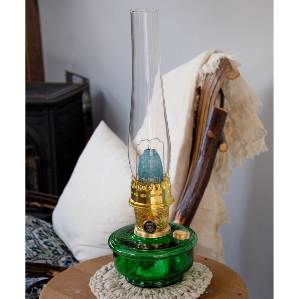 Aladdin Genie III Emerald Oil Lamp