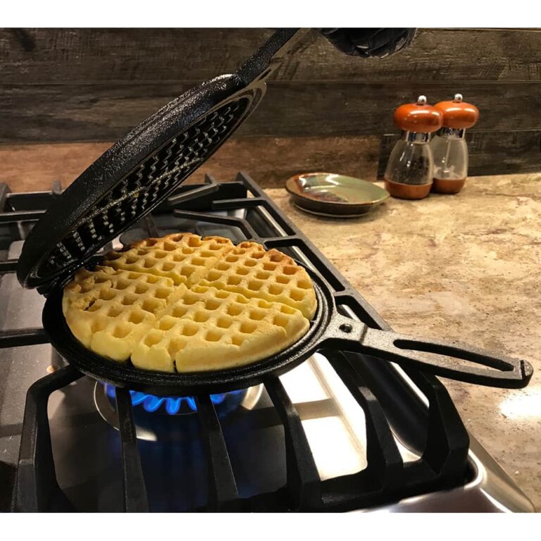 Stovetop Cast Iron Waffle Maker