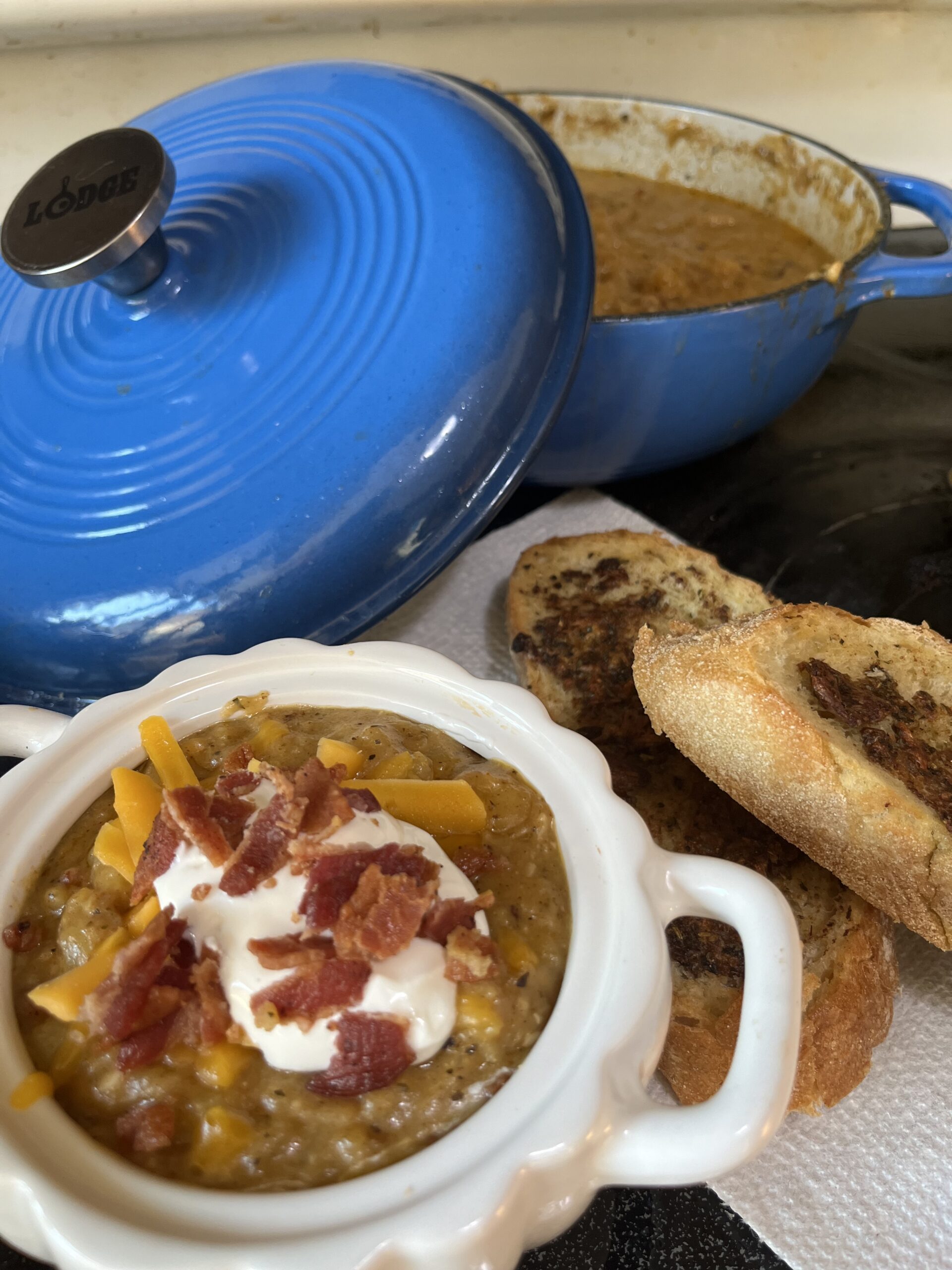 How to Make Creamy Bacon Potato Soup - Lehman's Simpler Living Blog