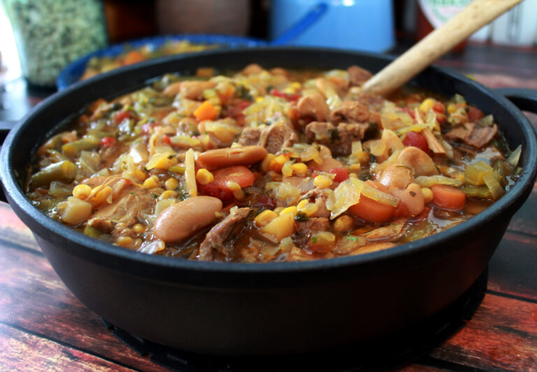 Burgoo Stew in pot