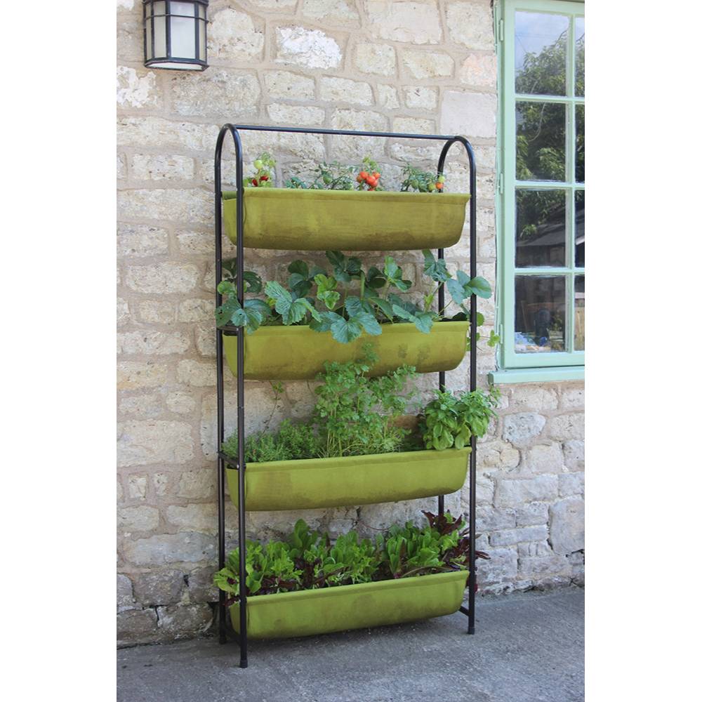 Apartment Gardening Hack: Vertical planter for balcony and patios