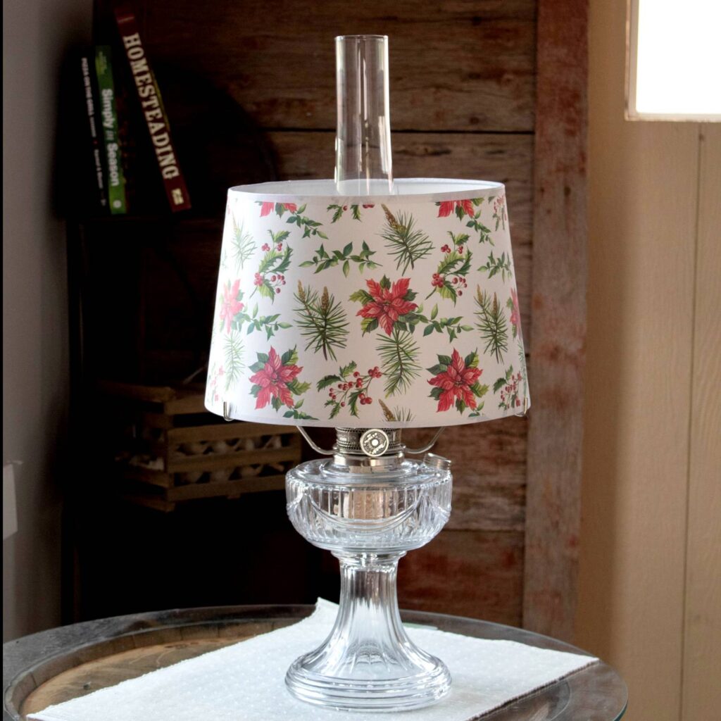 Christmas lamp shade for Aladdin Lamps